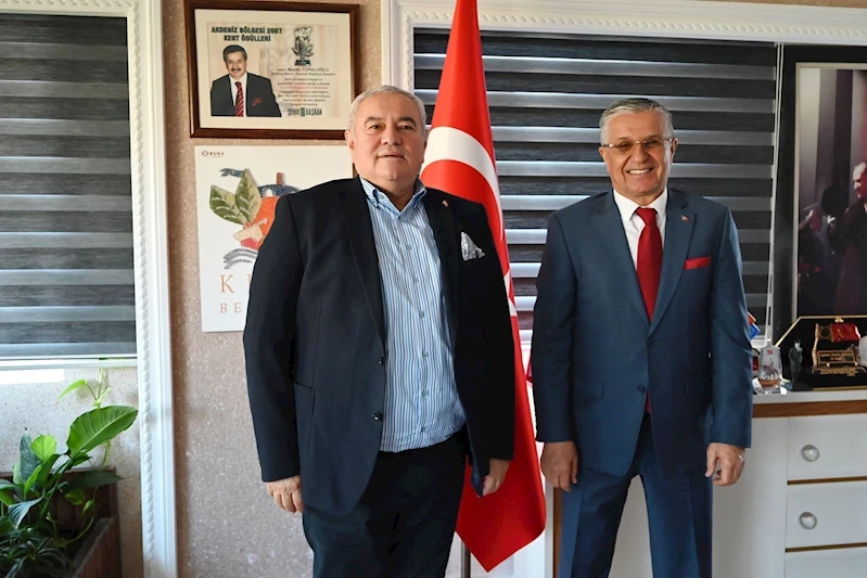 Muratpaşa Belediyesi Aday Adayı Çetin’den Başkan Topaloğlu’na ziyaret