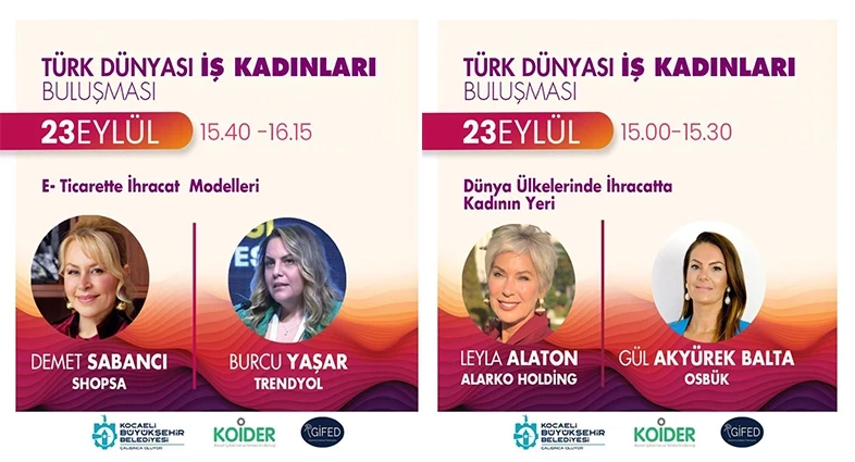 Türk dünyasının girişimci kadınları Kocaeli’de buluşuyor
