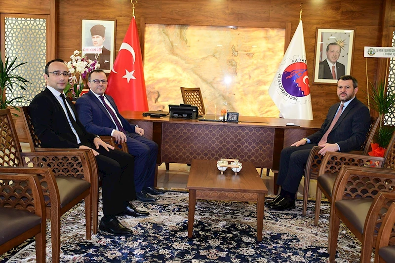 Karabük Cumhuriyet Başsavcısı Kesgin ve Adalet Komisyonu Başkanı Duran’dan Belediye Başkanımız Özkan Çetinkaya’ya Ziyaret