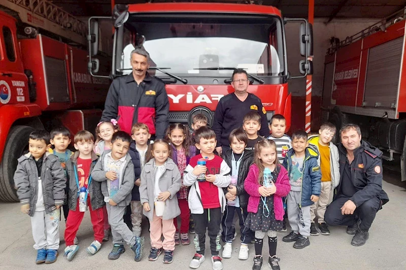 TOKİ Cevizkent Bahaddin Gazi İlkokulu Anaokulu Öğrencilerinden İtfaiye Müdürlüğümüze Ziyaret