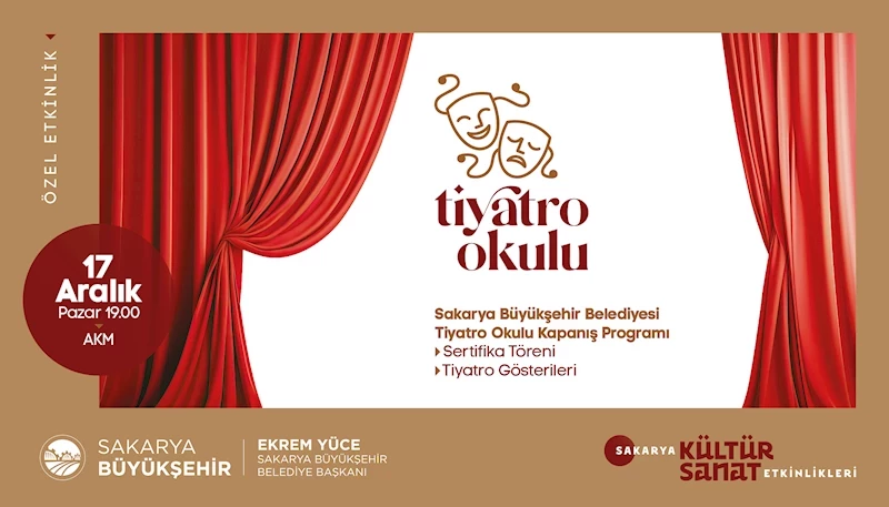 Büyükşehir Tiyatro Okulu mezunlarını uğurluyor