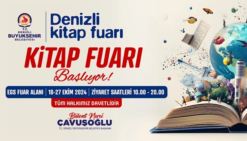 Denizli, Kitap Fuarı için gün sayıyor