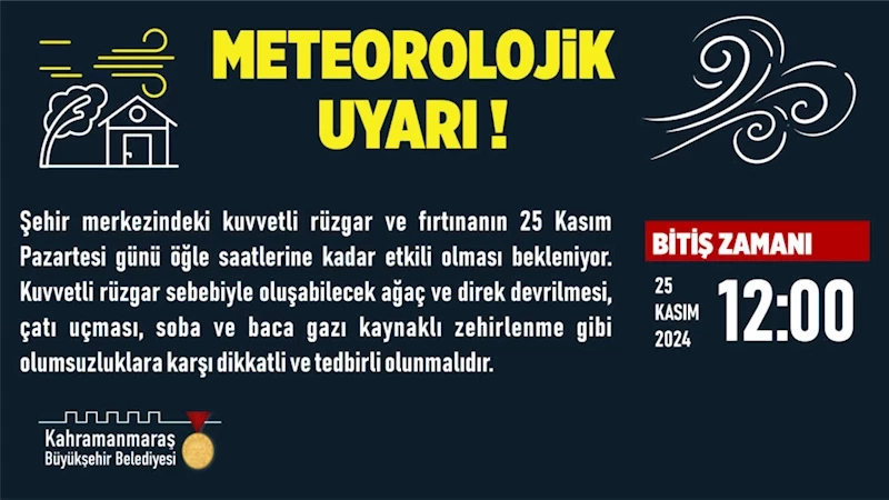 Kuvvetli Fırtına Pazartesi Günü Öğle Saatlerine Kadar Devam Edecek