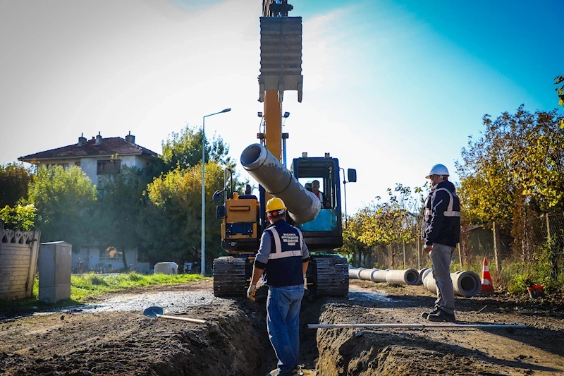 Yazlık Mahallesi’nin yağmur suyu altyapısı kışa hazır