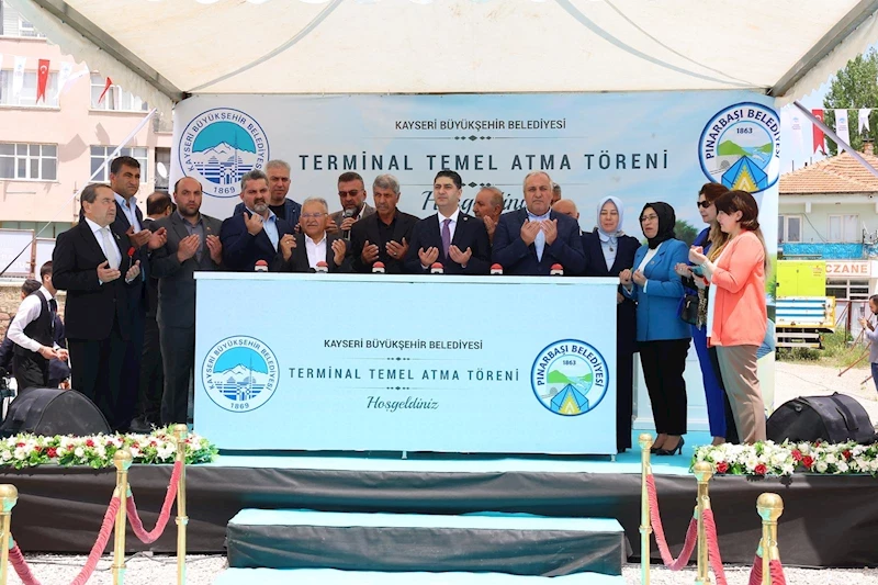 Başkan Büyükkılıç, Pınarbaşı Terminal ve Ticaret Binası Temel Atma Töreni’ne Katıldı