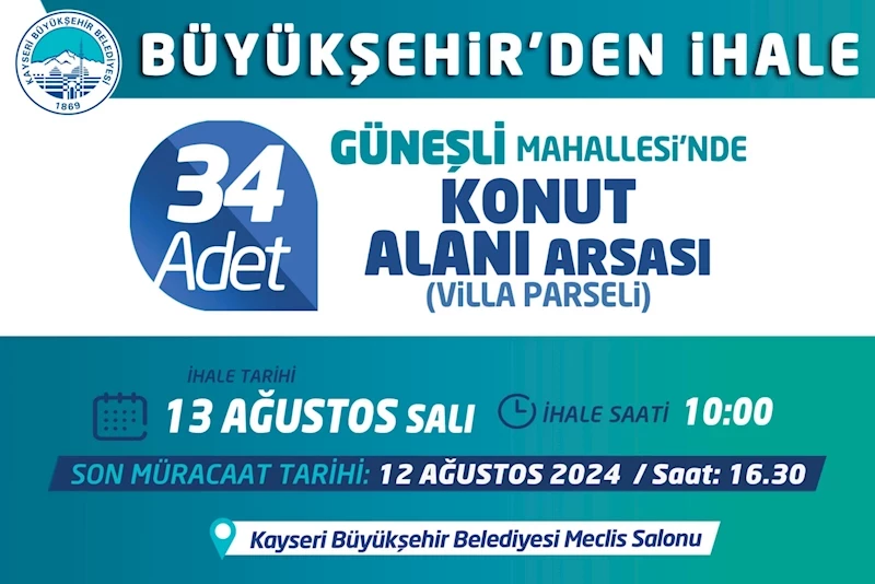 Büyükşehir’den İhale