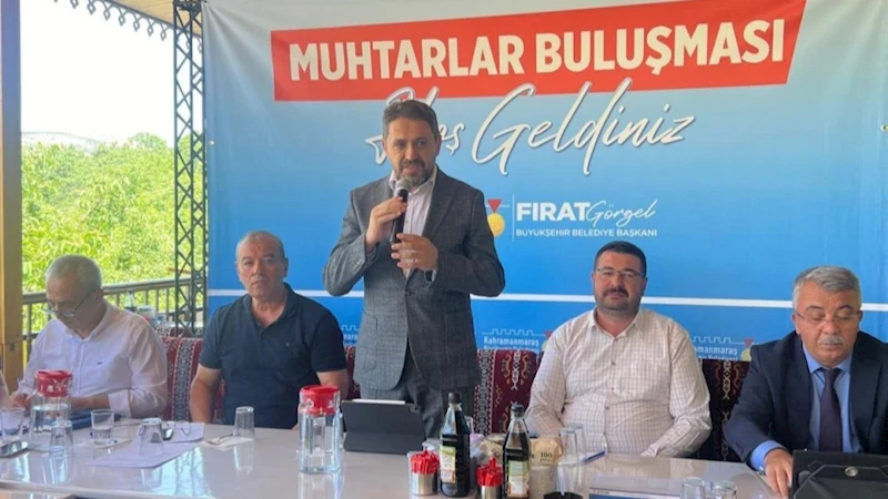 Çağlayancerit ve Türkoğlu’nda Muhtarlarla Toplantı Yapıldı
