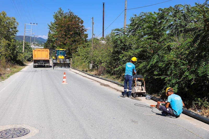 Büyükşehir 4 mahallenin içme suyunu sondajla yerin altından çıkardı