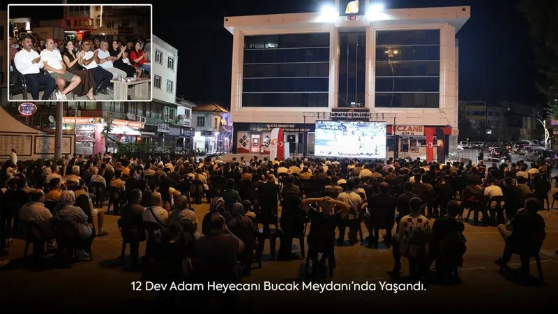 A Millî Basketbol Takımı Maçı Bucak Meydanı