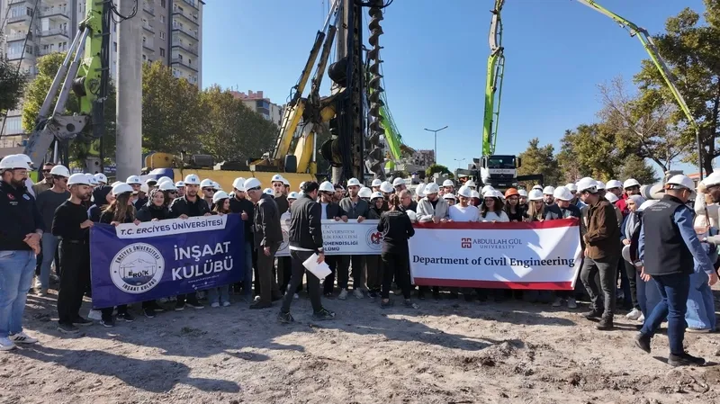 Kayseri Büyükşehir Belediyesi Şantiyelerini Üniversite Öğrencilerine Açtı