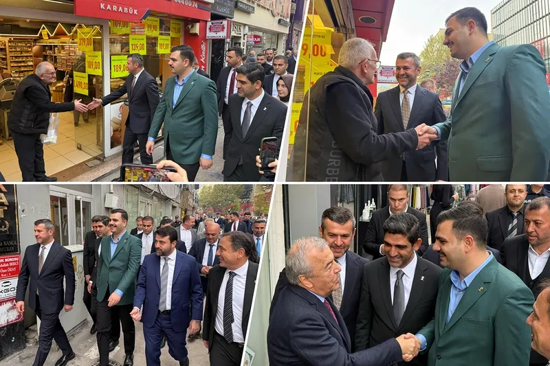 AK Parti Heyeti ve Belediye Başkanı Çetinkaya