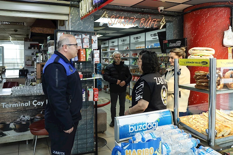 Büyükşehir zabıtadan temizlik ve sigara denetimi