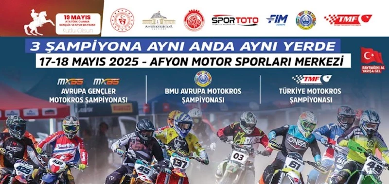 19 MAYIS COŞKUSU MOTOKROS HEYECANIYLA BULUŞUYOR