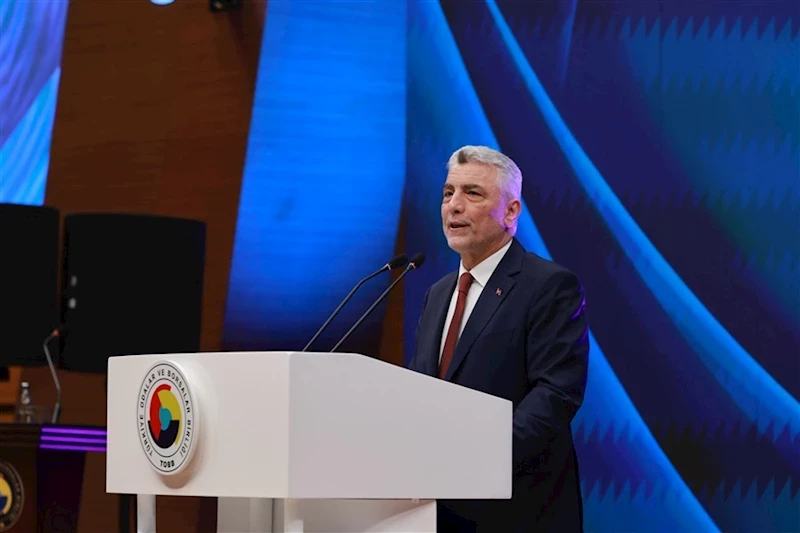 Ticaret Bakanı Ömer Bakan Bolat, TOBB Hizmet Şeref Belgesi ve Plaket Töreni