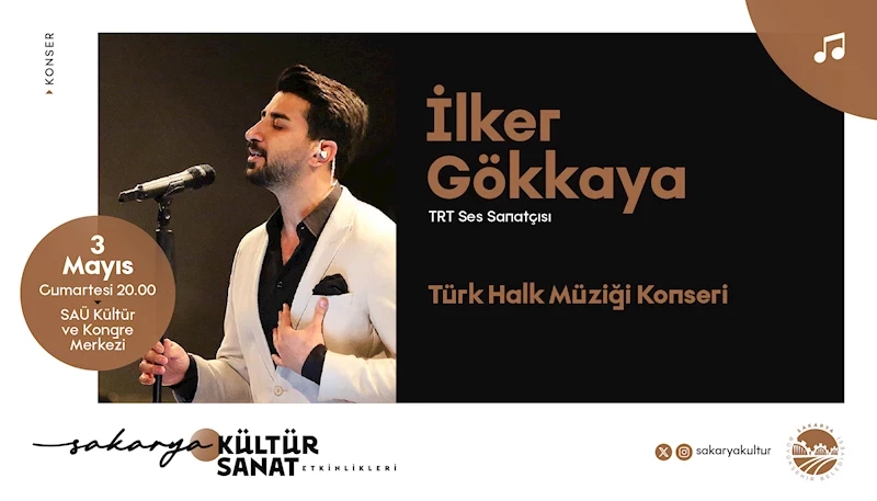 Büyükşehir’in Mayıs etkinlikleri İlker Gökkaya konseriyle başlıyor