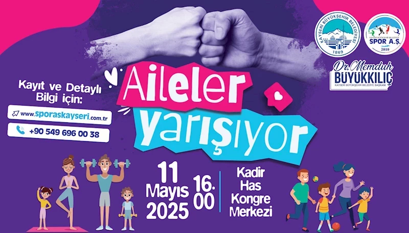 Büyükşehir Spor A.Ş.’den Aile Yılında, Ailelere Özel Yarışma