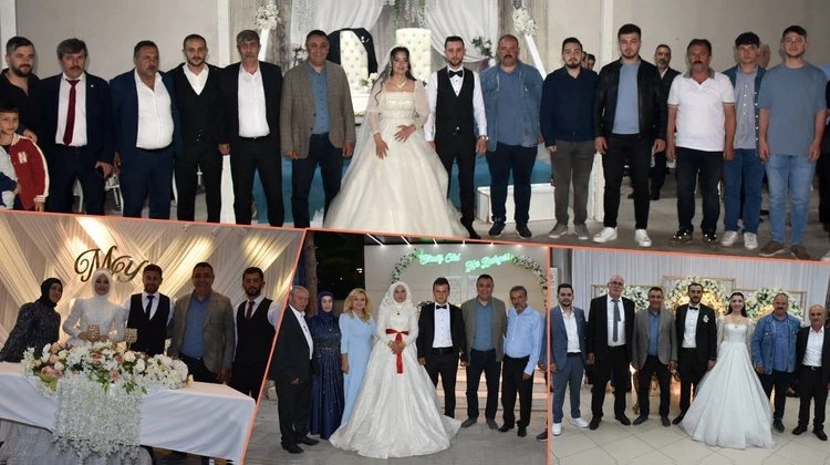 BAŞKANIMIZ, DÜĞÜN TÖRENLERİNE KATILIM SAĞLADI