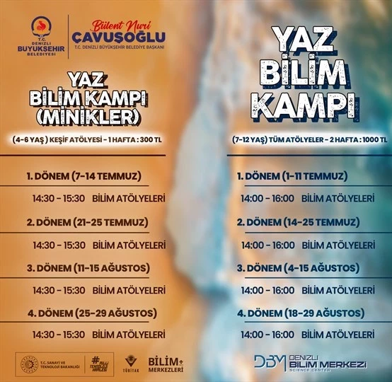 Büyükşehir’den çocuklara bilim dolu yaz tatili