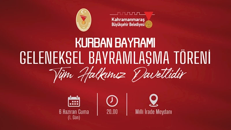 Bayramlaşma Töreni Milli İrade Meydanı’nda!