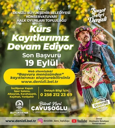 Büyükşehir’in halk oyunları kurs kayıtları başladı