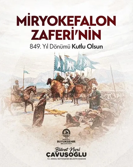 Miryokefalon Zaferi’nin 849. yıl dönümü Denizli’de anılacak